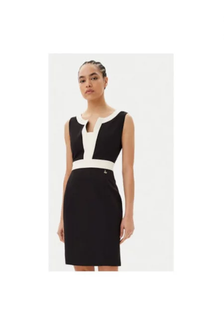 Дамска коктейлна рокля  ACAB000933 - Синтетика - Черен