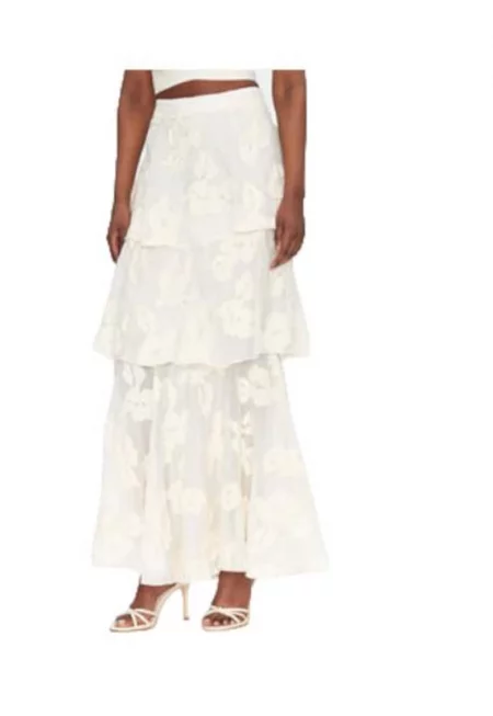 Дамска пола  полиестер - екрю