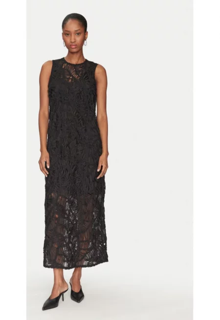 Дамска рокля -  305138361 - Полиестер - Черен