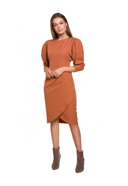 Дамска рокля  Полиестер/Еластан - Черен