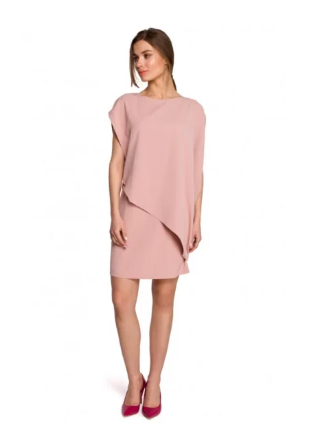 Дамска рокля  Полиестер/Еластан - Тъмнозелена