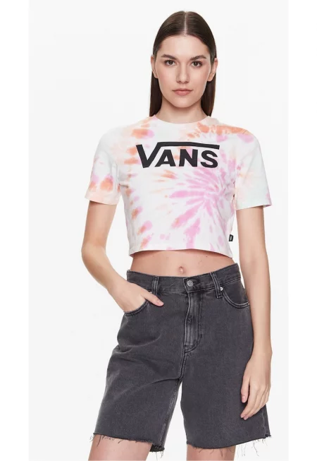 Дамска тениска -  302230945 - Памук - Многоцветен - Многоцветен