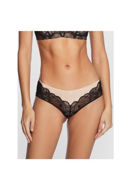 Дамски бикини -  301194552 - Полиамид/Еластан - Черни - Черен