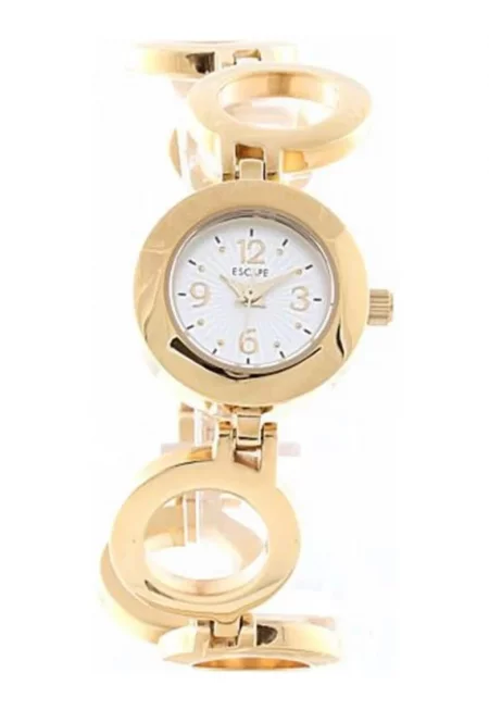 Дамски часовник  ECP10452 златист стомана 22мм 5ATM
