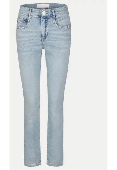 Дамски дънки -  303698577 - Памук/Лиосел - Син - Син