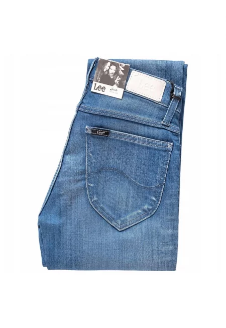 Дамски дънки -  L331Enmg - 6270-27 - Памук - Дълги - Стандартна кройка - Дънкови - W25-L31 US - Сини