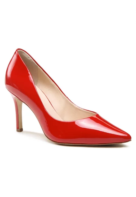 Дамски обувки Hogl - 0-177004-40000 - Естествена кожа - Червен