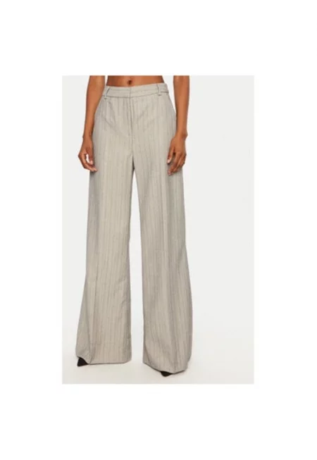 Дамски панталон -  304891489 - Полиестер - Сив