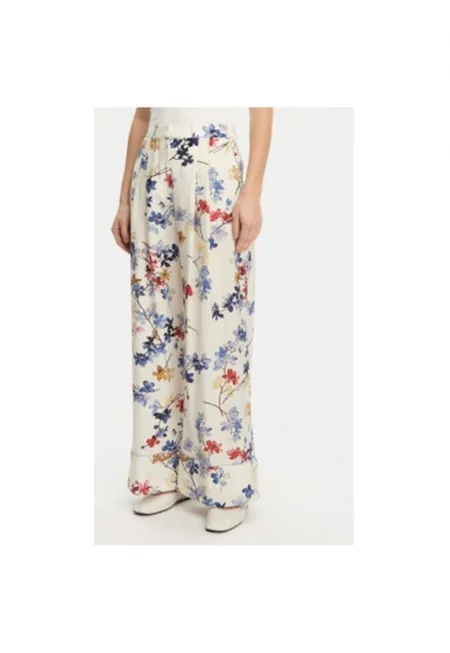 Дамски панталон -  304893032 - Вискоза - Многоцветен - Многоцветен