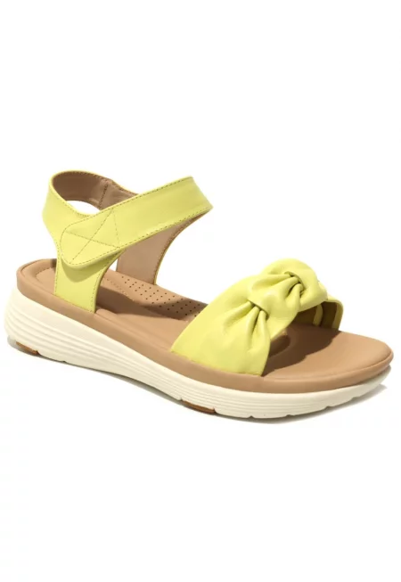 Дамски сандали 90883 - Жълт