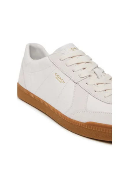 Дамски спортни обувки - CAQ33 -  Естествена кожа - Бял - Бял