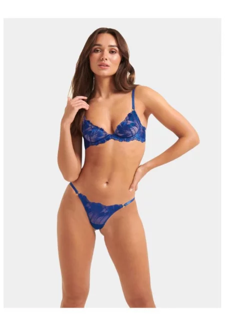 Дамски сутиен -  303951696 - Полиамид - Син