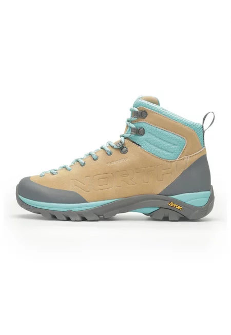 Дамски туристически обувки Vibram® XS Trek Evo Pangma1 - Камел/Син