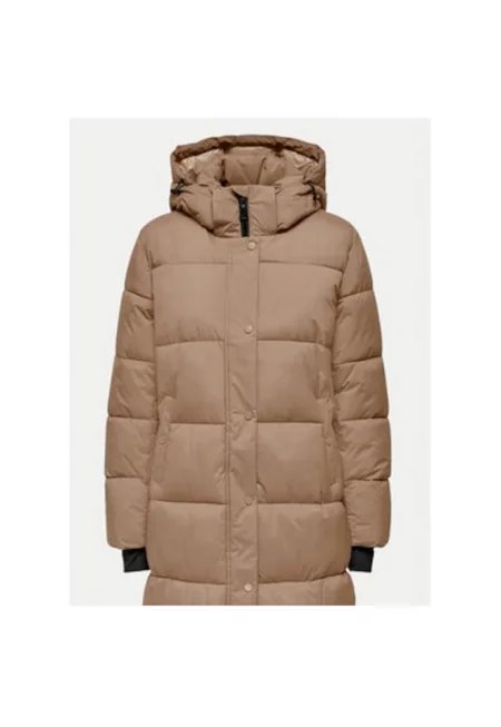 Дамско яке -  304493874 - Найлон - - Кафяв