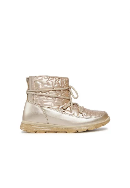 Детски боти  69602 Еко кожа Златни