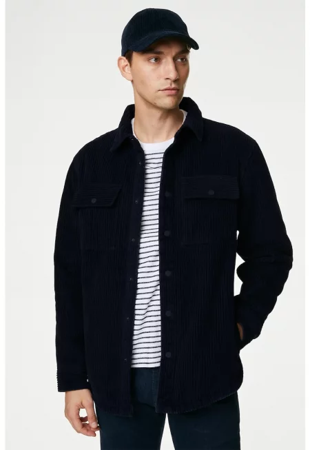 Джинсово яке с джобове на гърдите