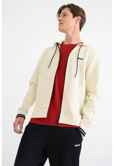 Худи Zone с цип - Крем