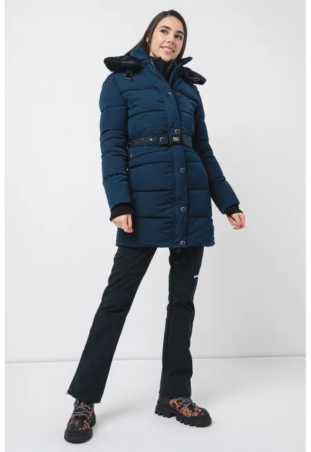 Капитонирано зимно яке Bettino с еко пух - Тъмносин