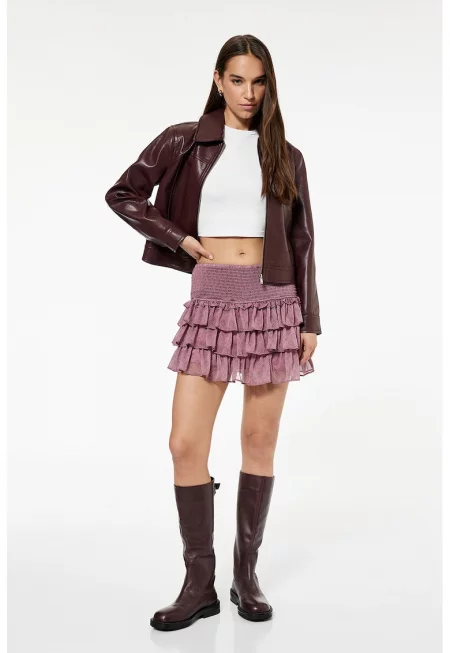 Къса пола с набирания