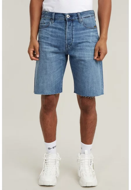 Къси дънки Dakota Denim Rise - Син меланж