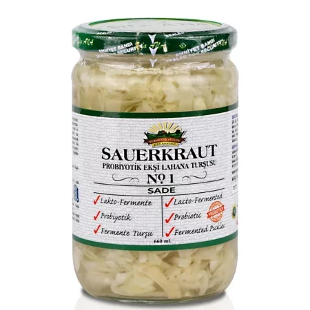 Кисело зеле с пробиотици – Ферментирала туршия за добро храносмилане, 660 ml