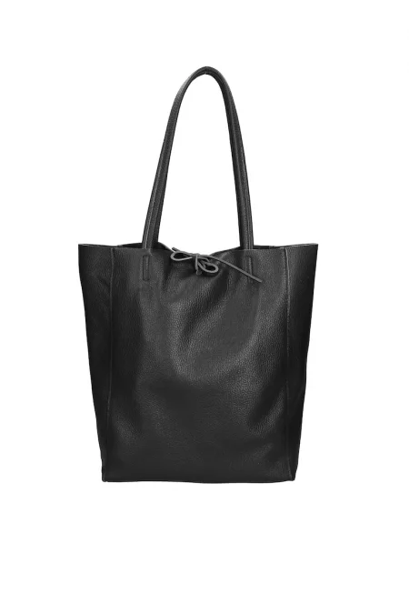 Кожена чанта 24145 - Черен