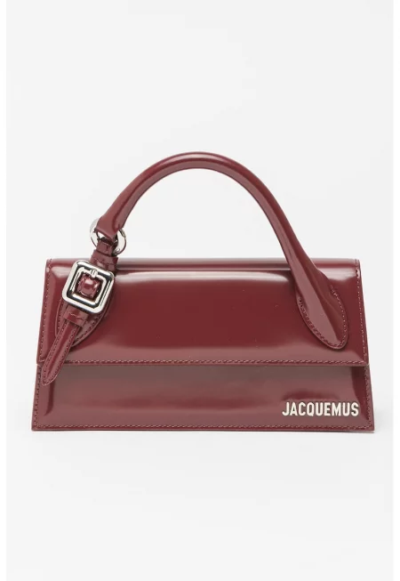 Лачена кожена чанта Chiquito с капаче - Бордо