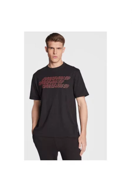 Мъжка тениска  UMP23018TS - Памук - S INTL - Черен
