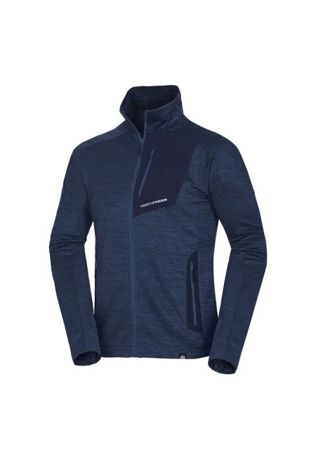 Мъжки суичър от меланж полар Vonby