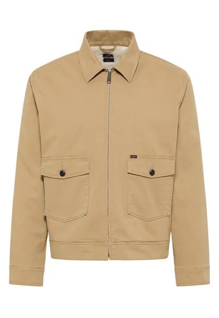 Мъжко яке -  Chetopa Jacket - Regular Fit - Класически дизайн - Без качулка - Fedwqfrmoar - Памук - XL - Бежов - Бежов