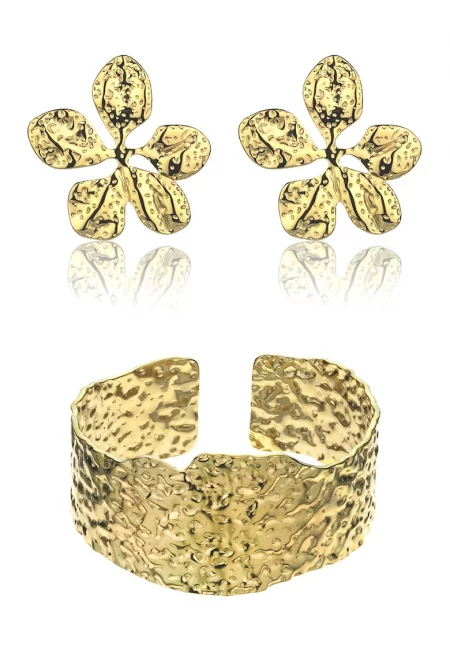 Обеци и гривна Seabyn - Златист