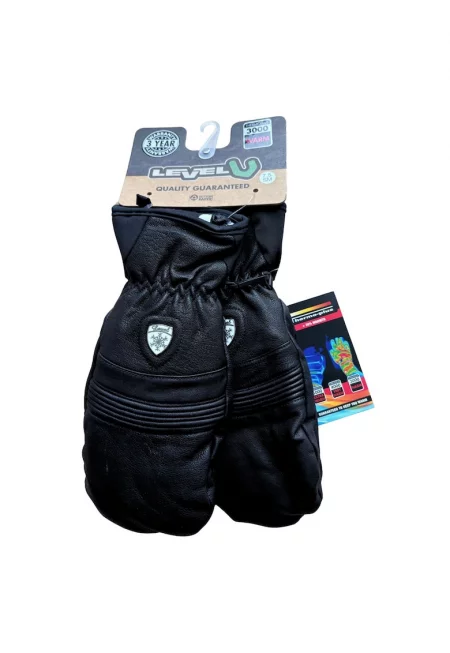 Off Piste спортни ръкавици - еко кожа - черни -