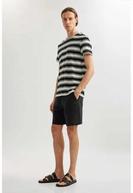 Памучни бермуди с връзка