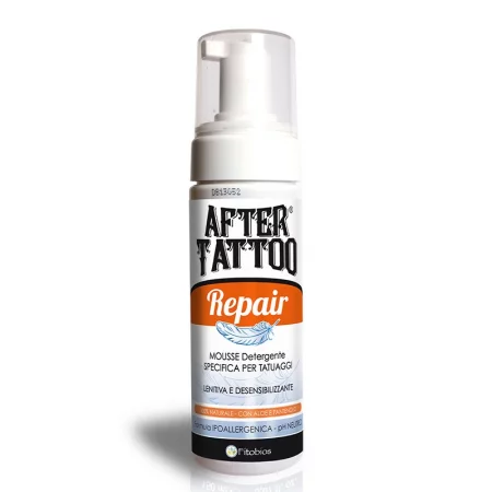 Почистваща мус-пяна за нова татуировка – С алое и пантенол, After Tattoo Repair, 100 ml