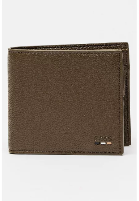 Портфейл Ray от еко кожа с прегъване - Каки