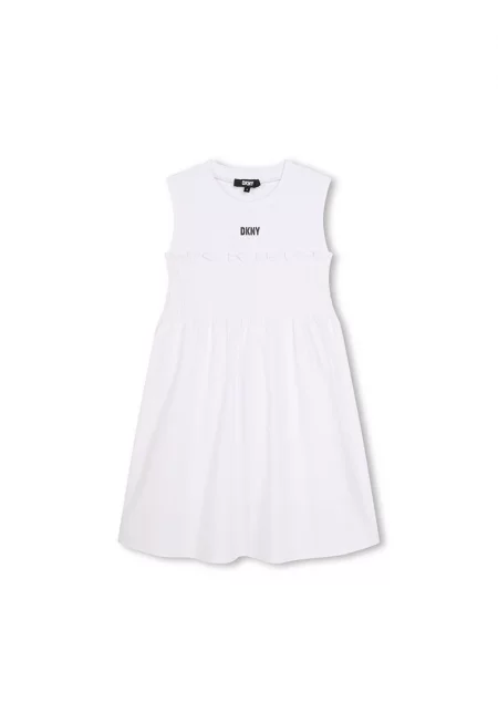 Разкроена рокля без ръкави