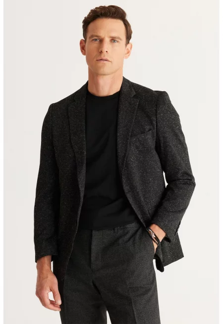 Сако с декоративни джобове с капаче