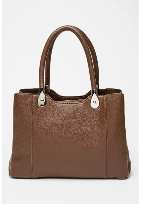 Шопинг чанта от еко кожа с цип