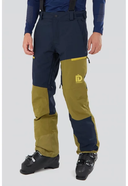 Ски панталон Teak с презрамки - Маслинено зелено/Тъмносин