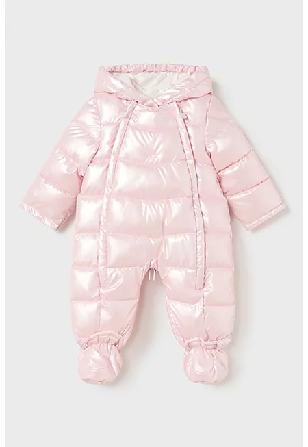 Спортен екип с цип и качулка и блуза - 3 части - Розово