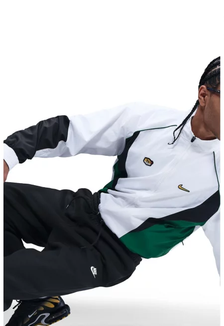 Спортен панталон с връзка и джобове - Черен