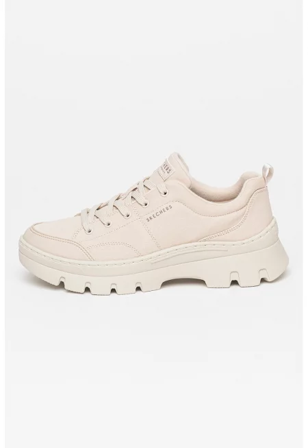 Спортни обувки Roadies с лого - Светло бежово