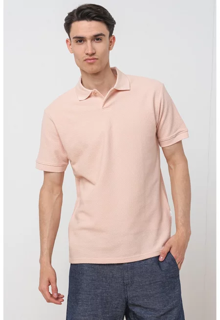 Тениска от пике с яка