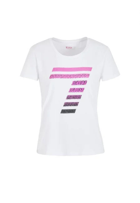 Тениска  W Tee Ss Rn Big Logo Crossover - 3RTT44-TJFKZ-1100 - Дамска - Бяла - Бял