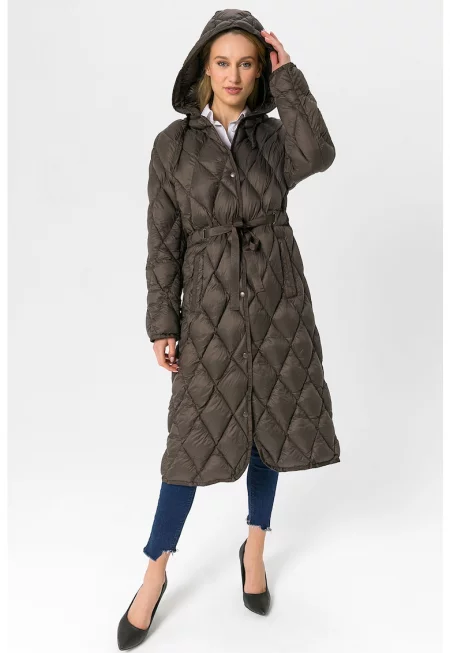 Зимно капитонирао яке Astrid с качулка