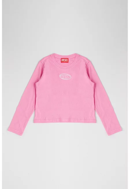 Блуза Tivalsyls с овално деколте и лого