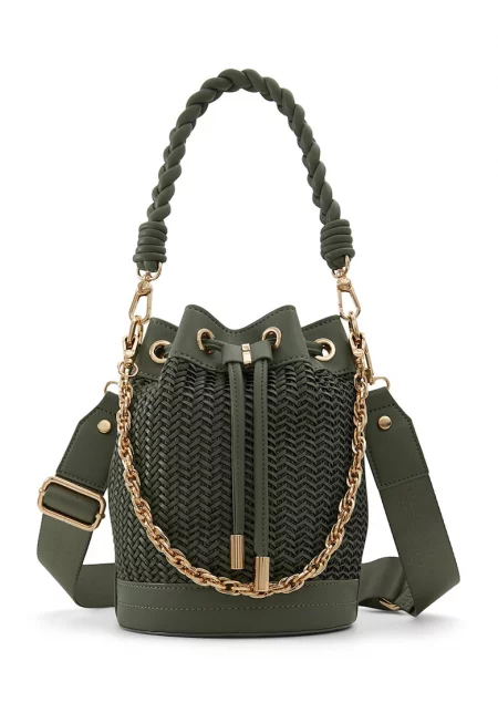 Чанта Auen със сплетена дръжка