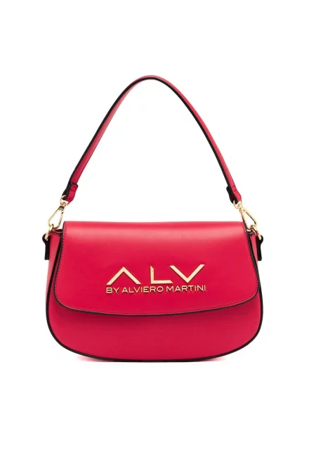 Чанта Elowyn от еко кожа - Фуксия