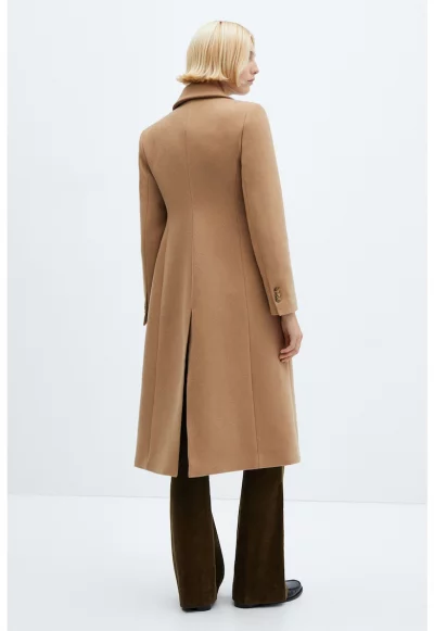 Дълго палто с вълна