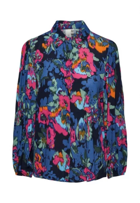 Дамска риза -  302599219 - Вискоза - Многоцветен